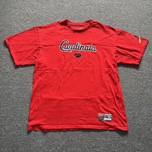 Nike Team St Louis Cardinals MLB Red T Shirt Mens Large